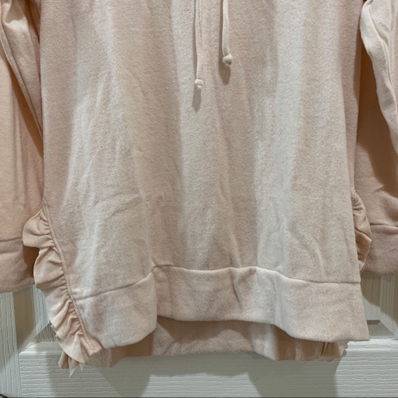 New Anthropologie Fleece Brushed Hoodie Sweatshirt - Picture 8 of 8